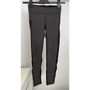 Ivivva leggings black/grey, size 8 (kids)